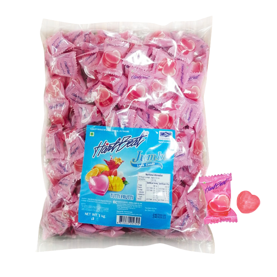 Hartbeat Tutti Frutti Valentine's Day Love Candy 1kg