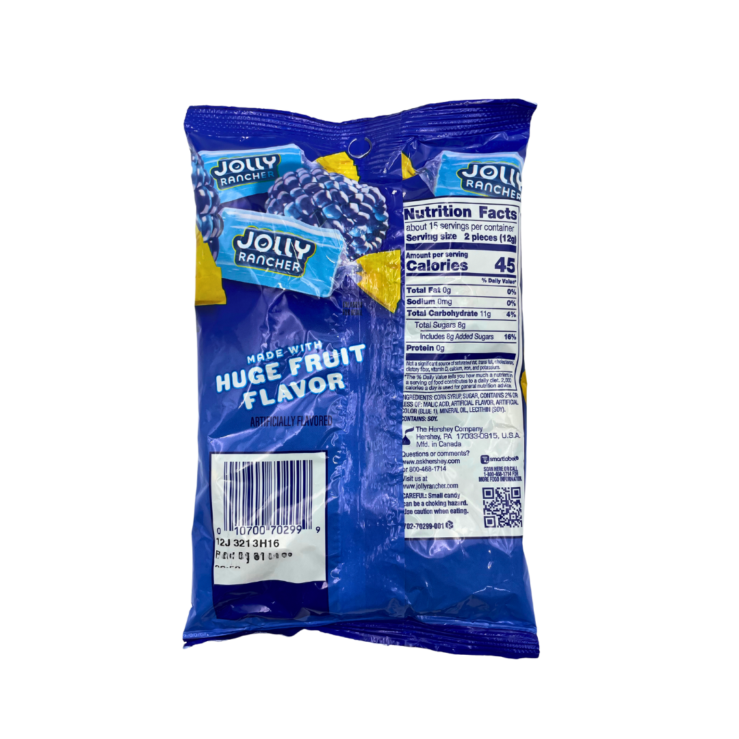 Blue Raspberry Jolly Sweet As | Jolly Rancher Hard Candy All Blue Raspberry - 184g