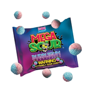 Barnetts Mega Sour Bubblegum Balls 104g