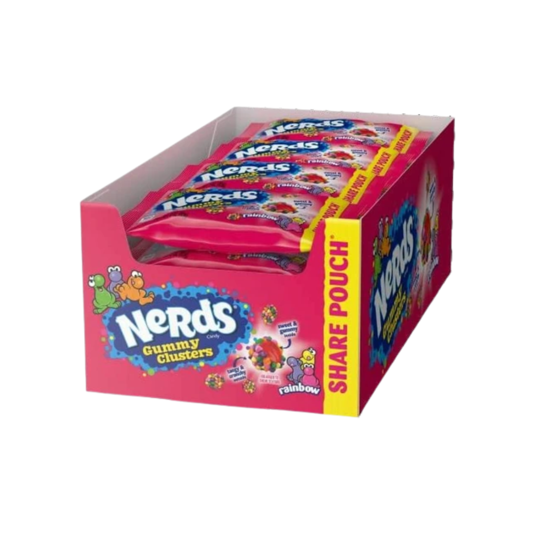 Rainbow Nerds Gummy Clusters Share Pouch 85g