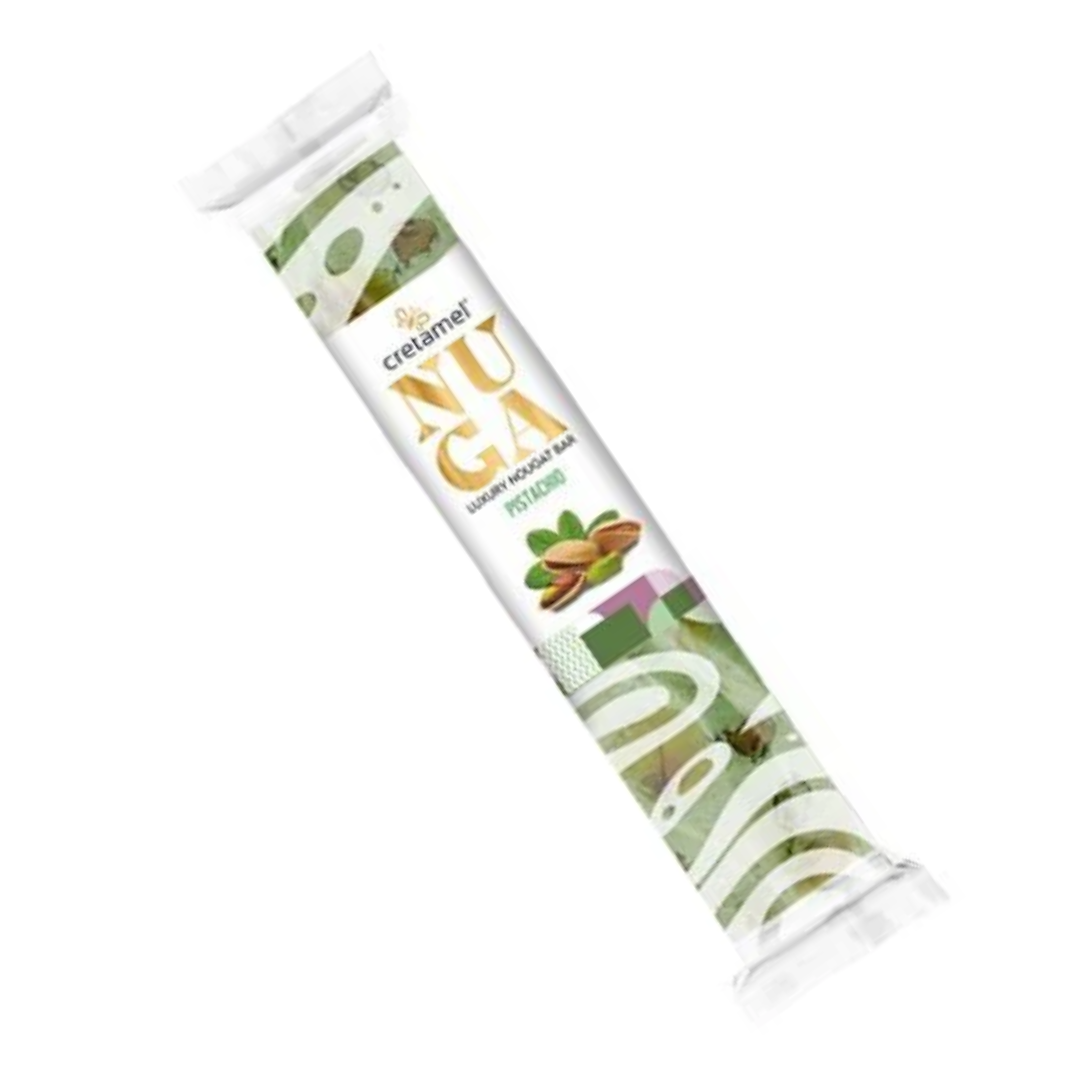 Cretamel NUGA Luxury Nougat Bar Pistachio 
