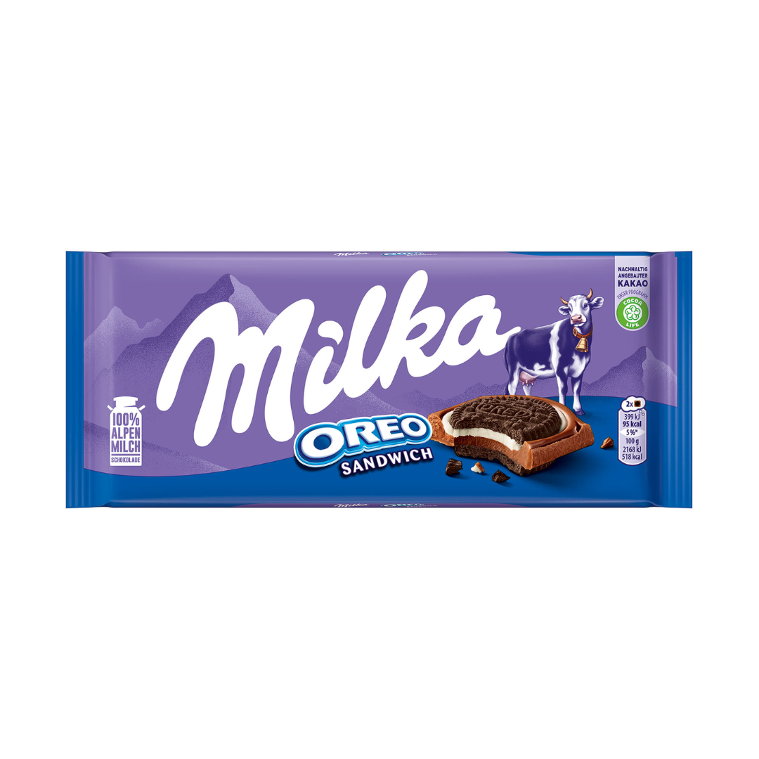 Milka Chocolate Oreo Sandwich 92g Sweet As milka-chocolate-oreo-sandwich-92g-sweet-as