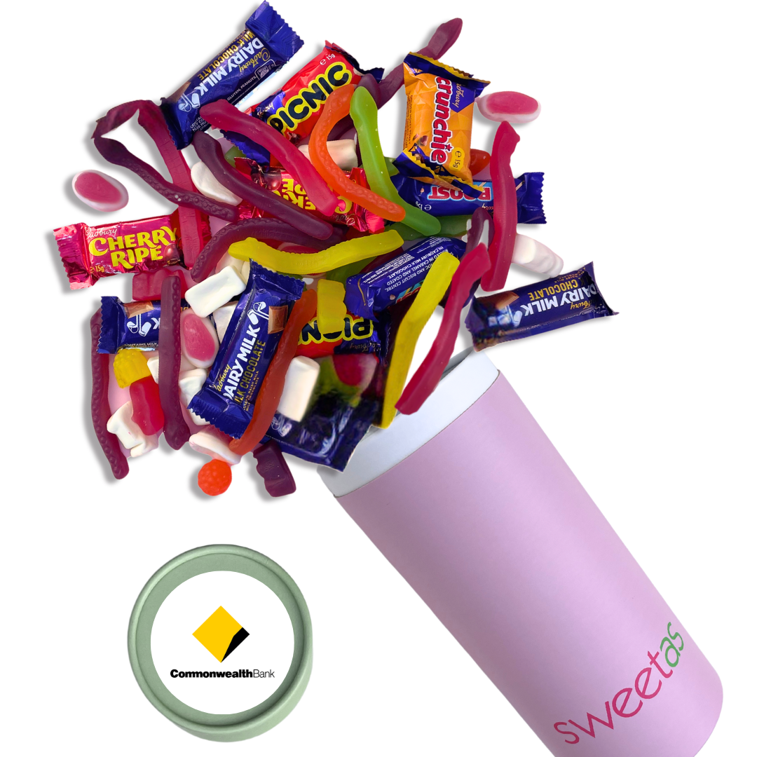 Personalised Lolly or Chocolate Treat Tube - 500g-1kg
