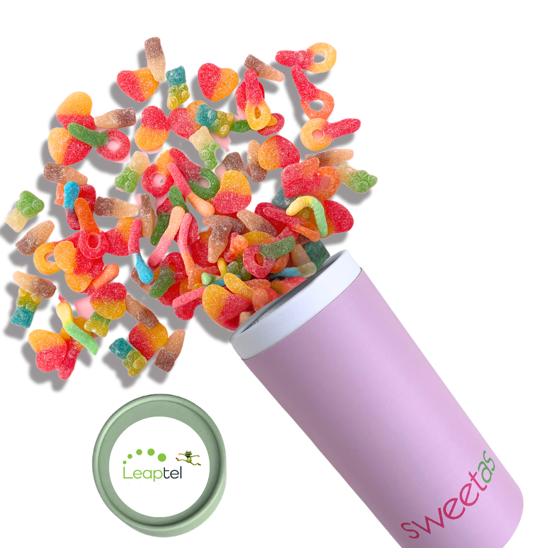 Personalised Lolly or Chocolate Treat Tube - 500g-1kg