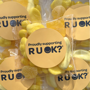 R U OK? Day Mixed Yellow Lolly Bag 75g