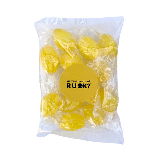 R U OK? Day Lemon Sherbets Lolly Bag
