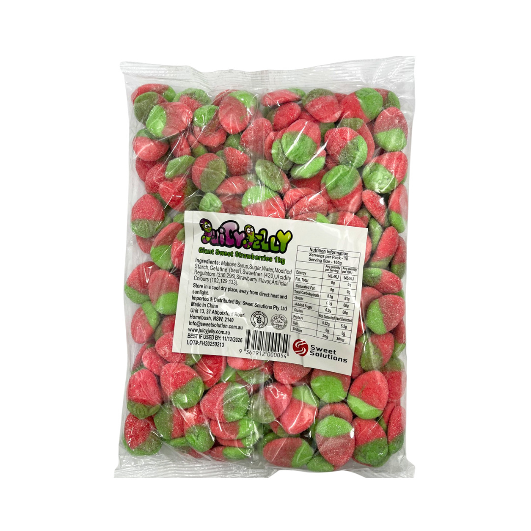 Juicy Jelly Giant Sweet Strawberries 1kg