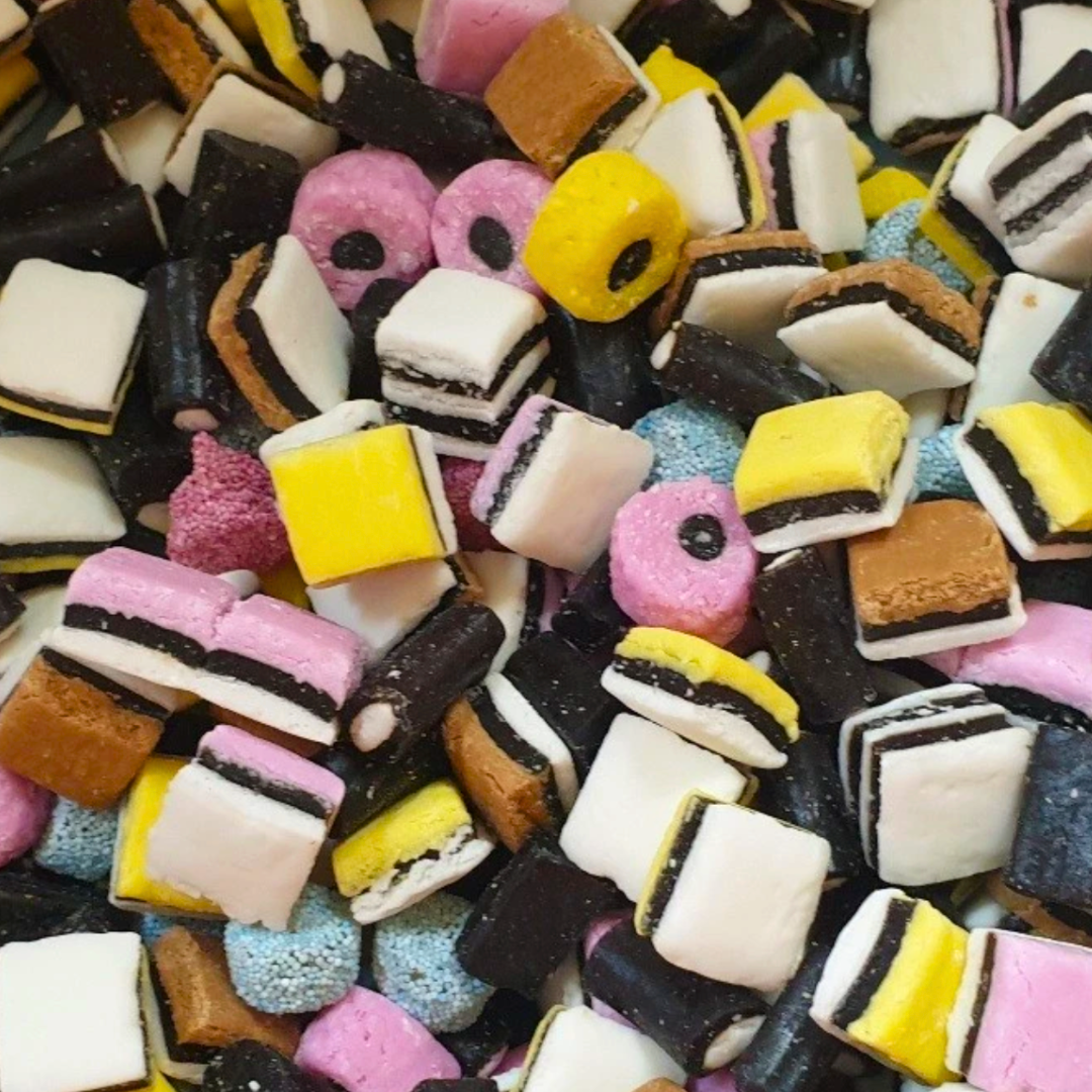 Taveners Liquorice Allsorts Bulk Bag 900g