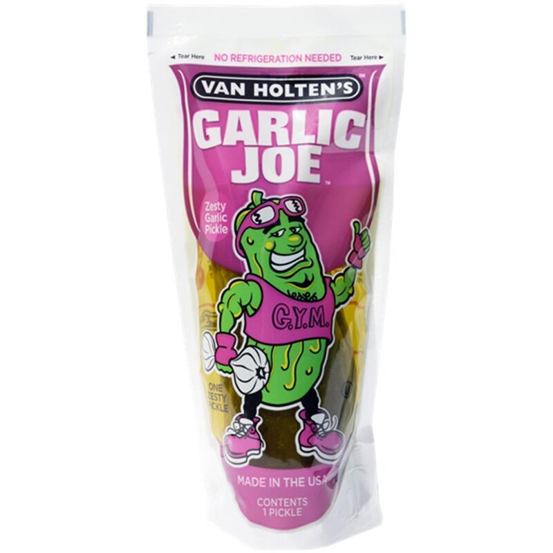 Van Holten's Garlic Joe Zesty Pickle in a Pouch