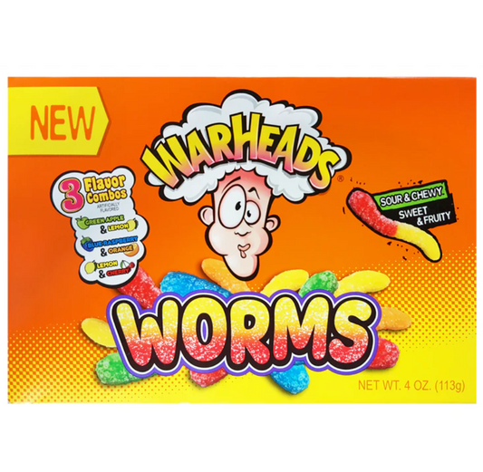 Warheads Worms Lollies
