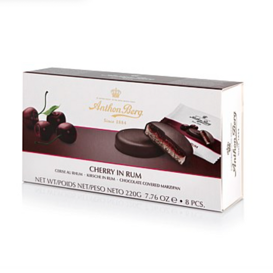 Anthon Berg Cherries in Rum Marzipan Lifli Liqueurs