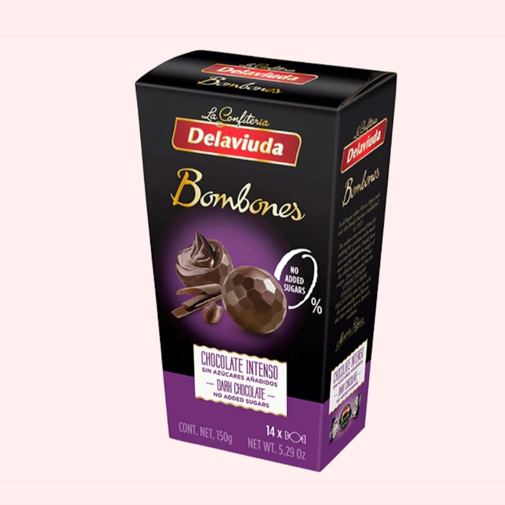 Delaviuda Bombones Dark Chocolate No Added Sugar 150g
