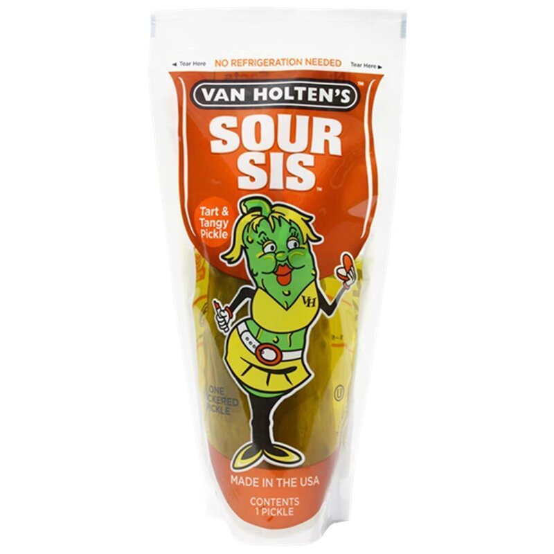 Van Holten's Sour Sis Pickle in a Pouch
