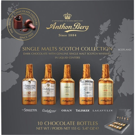 Anthon Berg Single Malts Scotch Collection - 10 piece