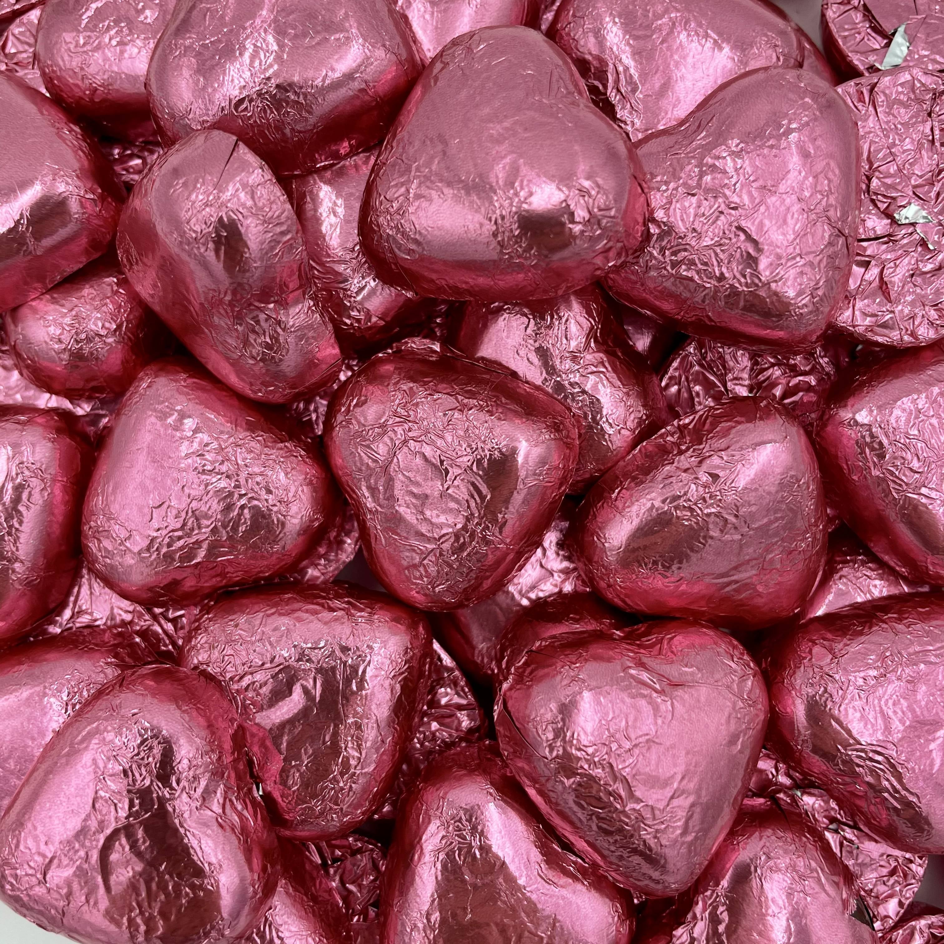 Milk Chocolate PINK Love Hearts - 500g/ Italian