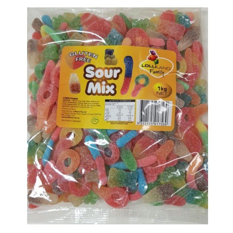 Lolliland Sour Mix - 1kg bag